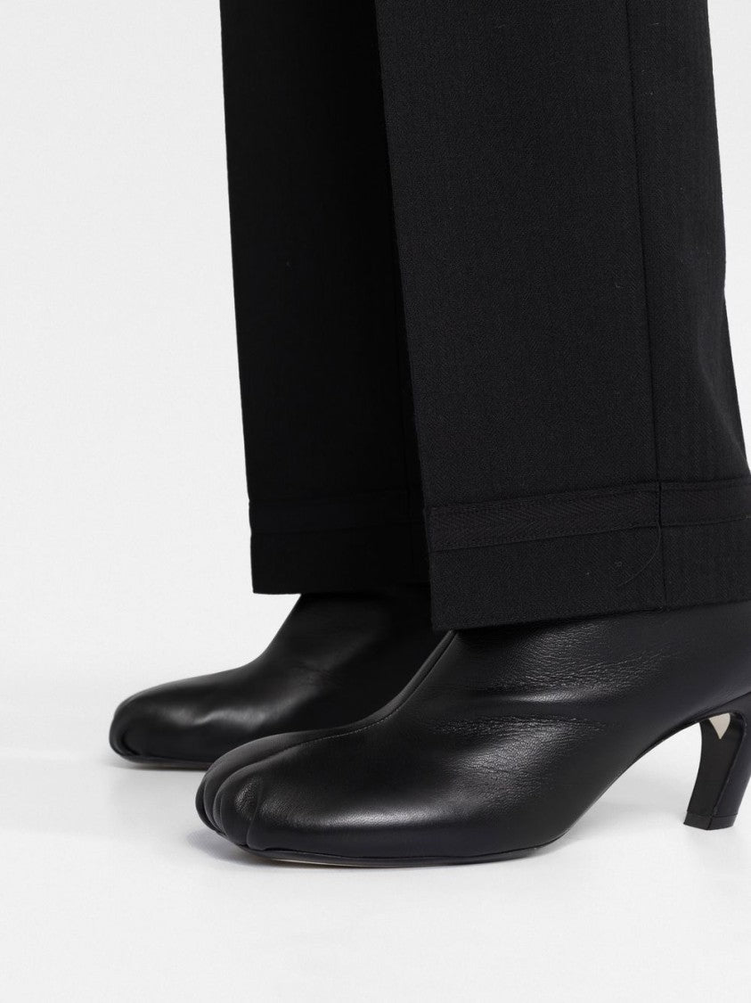 Maison Margiela Tailored High-Waist Trousers With Classic Button Closure