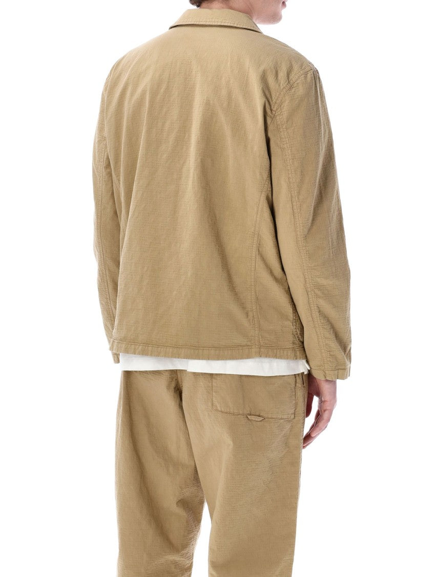 Ymc Relaxed Fit Utility Jacket With Notched Lapel And Three-Patch Pockets