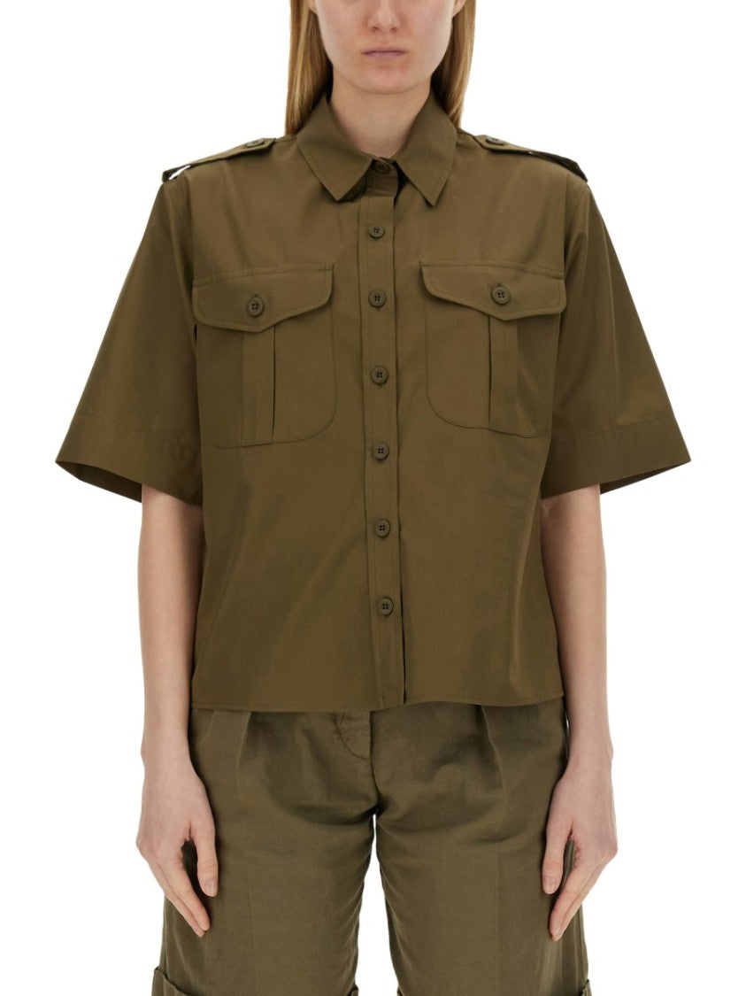 Aspesi Short-Sleeved Cotton Shirt