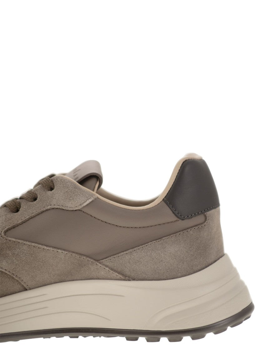 Hogan Hyperlight Trainers In Suede And Fabric