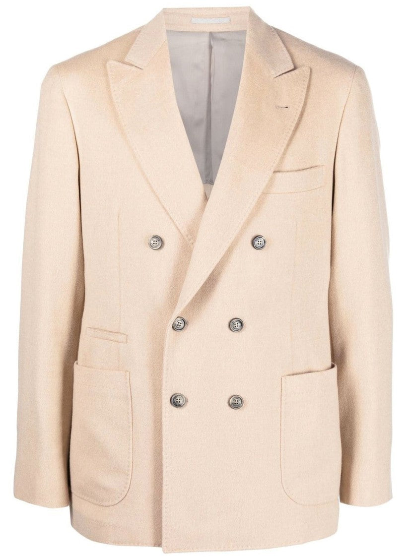 Brunello Cucinelli Beige Wool Jacket