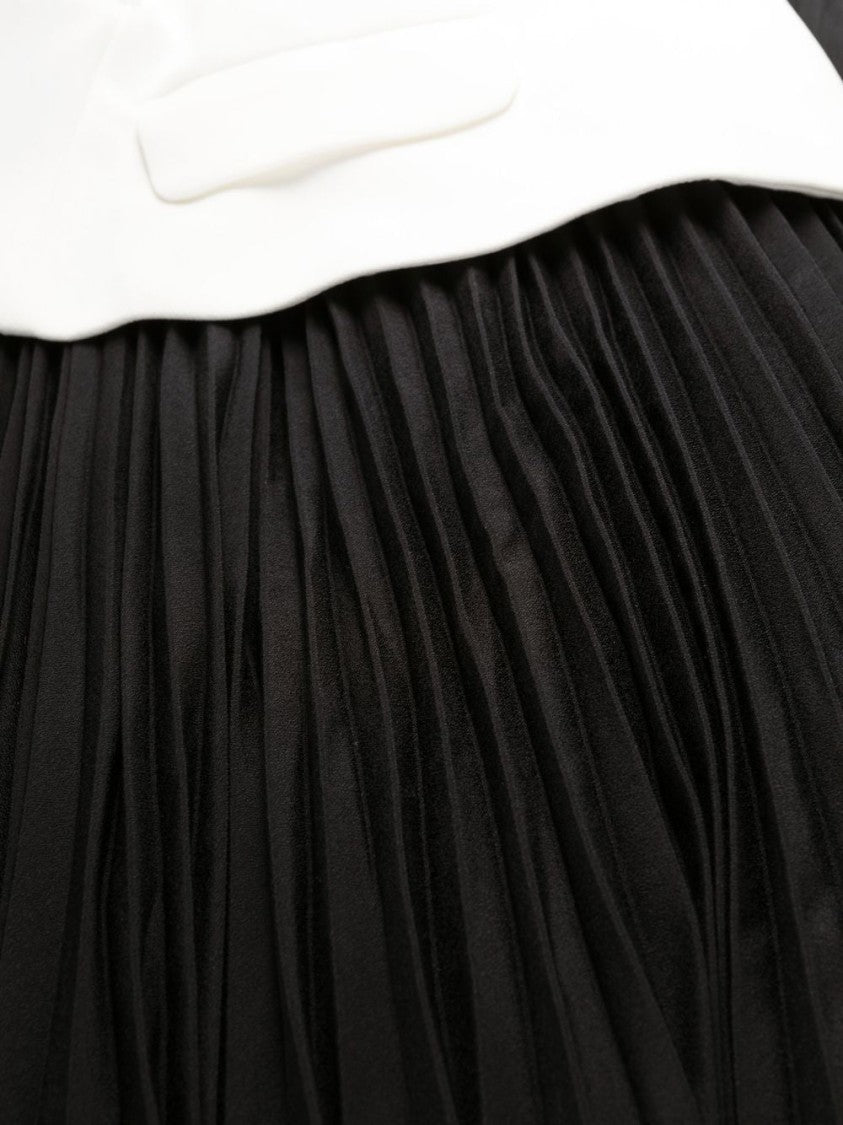 Self-Portrait Crepe Midi Dress
