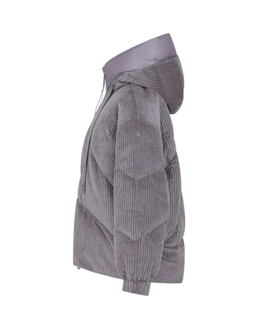 Duno Lightweight Short Down Jacket In Pure Wool