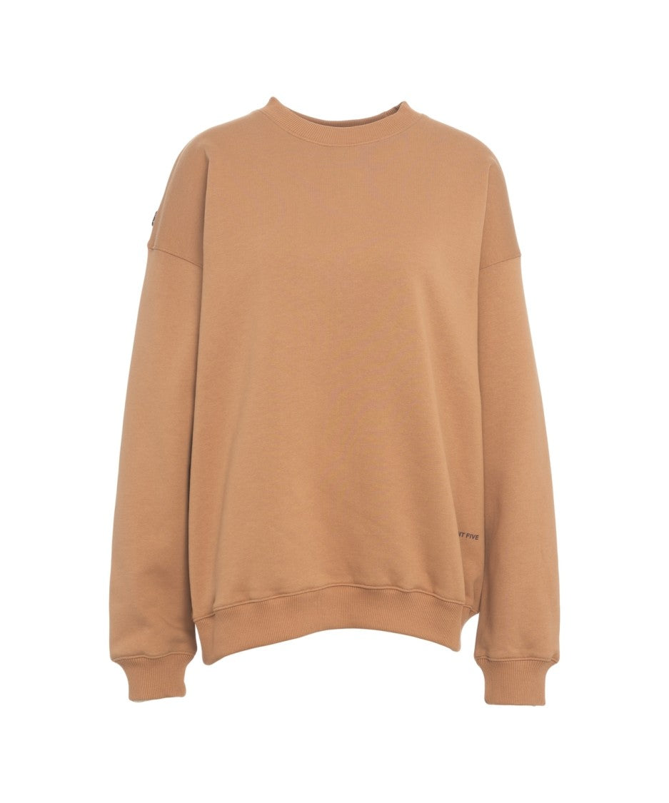 Department Five Oversized Virginex Sweatshirt With Ribbed Detailing And Zipper Back