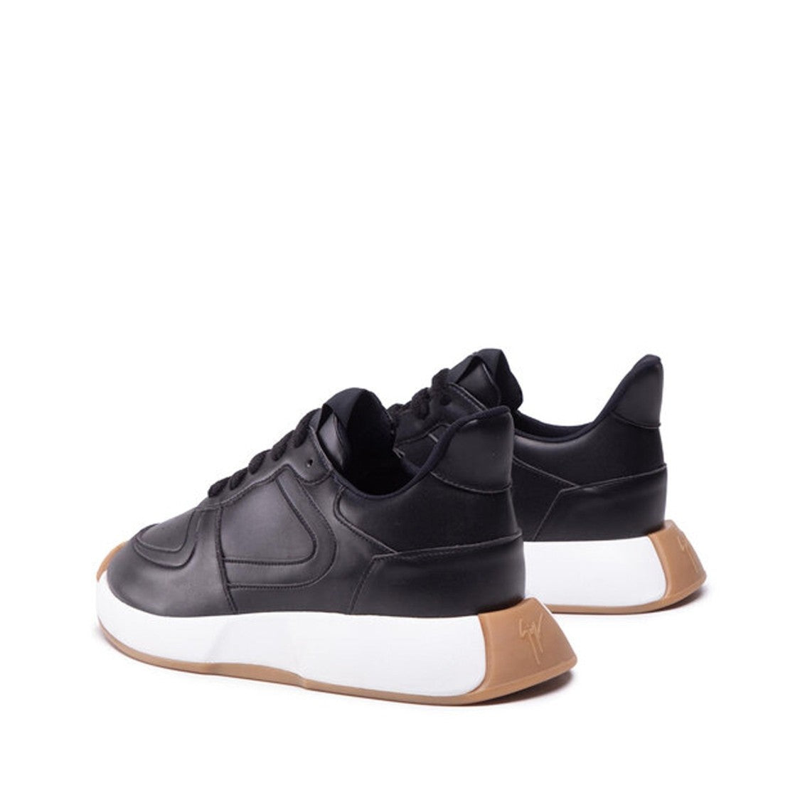 Giuseppe Zanotti Black Leather Sneakers