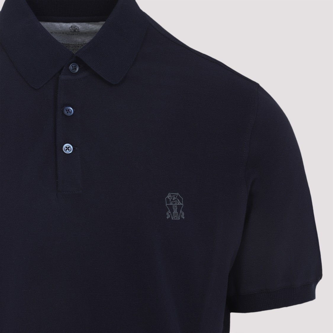 Brunello Cucinelli Cobalto Cotton Polo