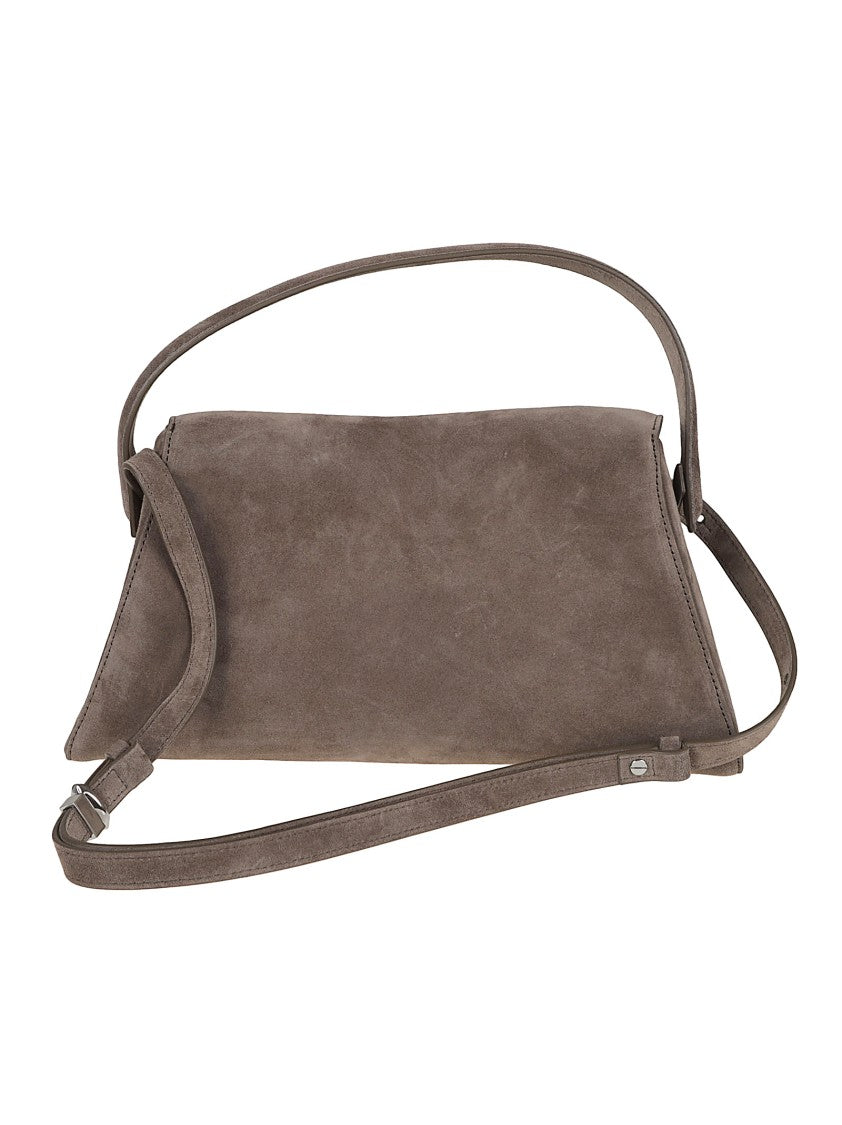 Benedetta Bruzziches Calfskin Suede Elif Shoulder Bag