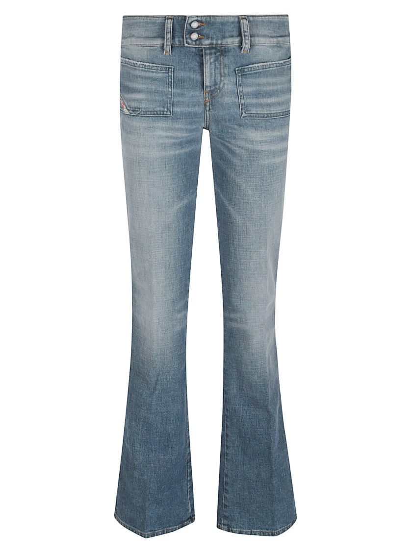 Diesel Low-Rise Bootcut Denim Jeans