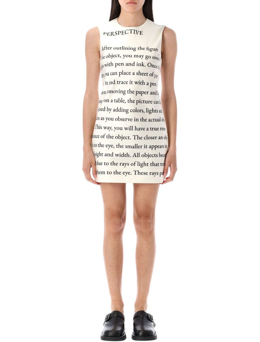 J. W. Anderson Perpective Print Mini Dress