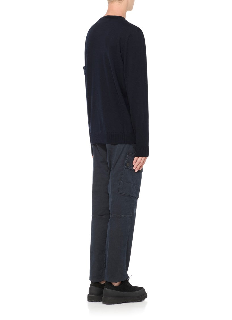 Stone Island Crew Neck Wool Sweater