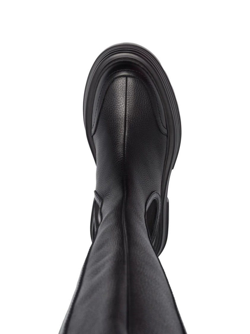 Bally Galeen Calf Grained Boots