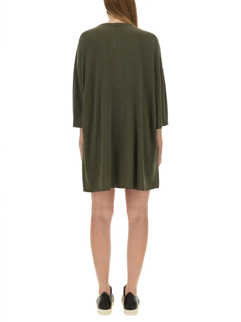 Rick Owens Oversized T-Shirt With Unique Knot Detail