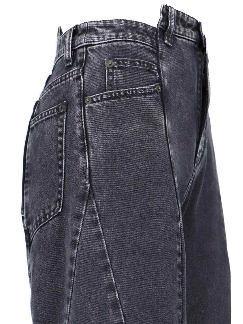 Maison Margiela "Décortiqué" Palazzo Jeans Grey