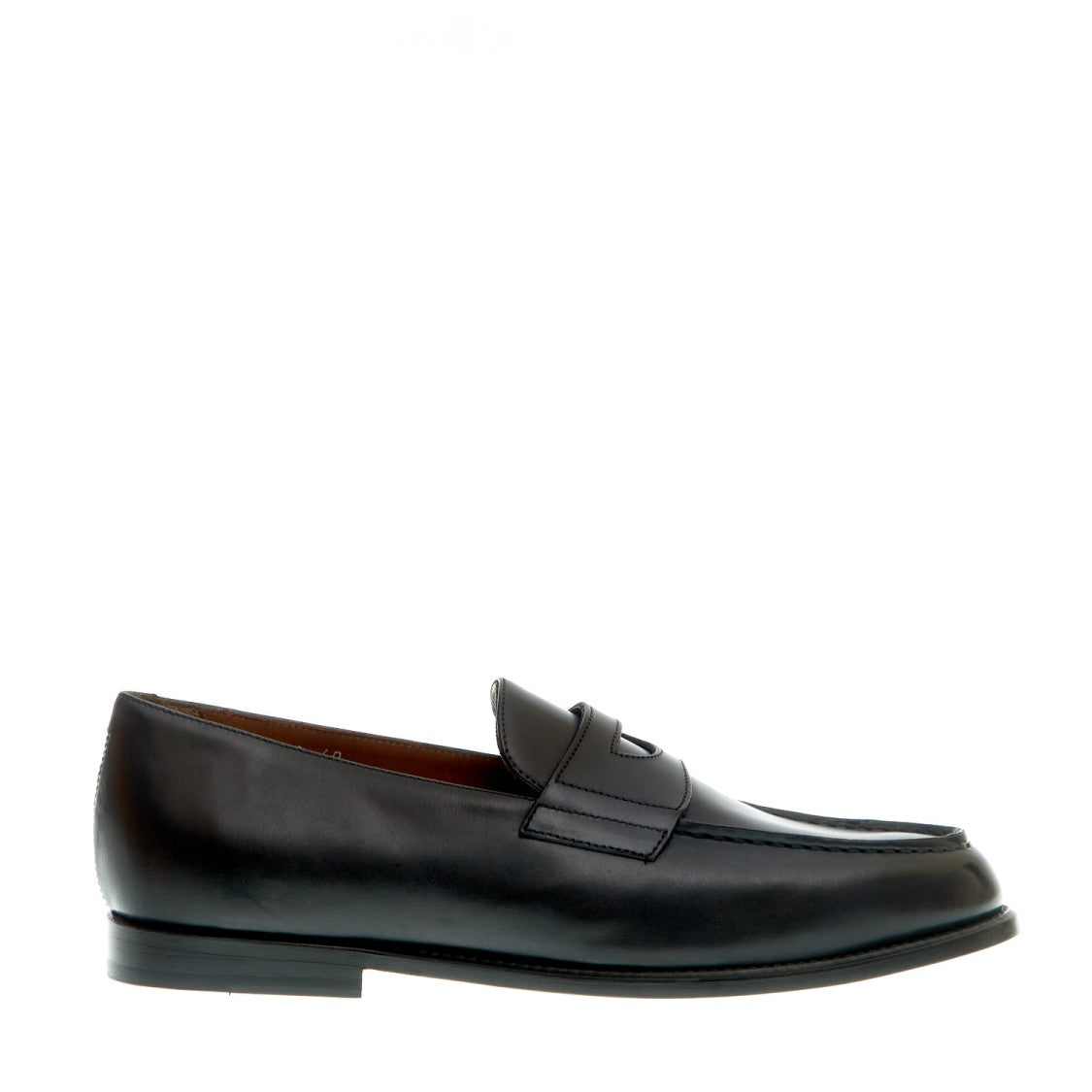 Doucal's Blue Leather Moccasin Leather Bottom