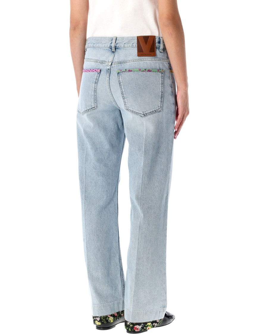 Valentino Garavani Light Blue Denim Jeans