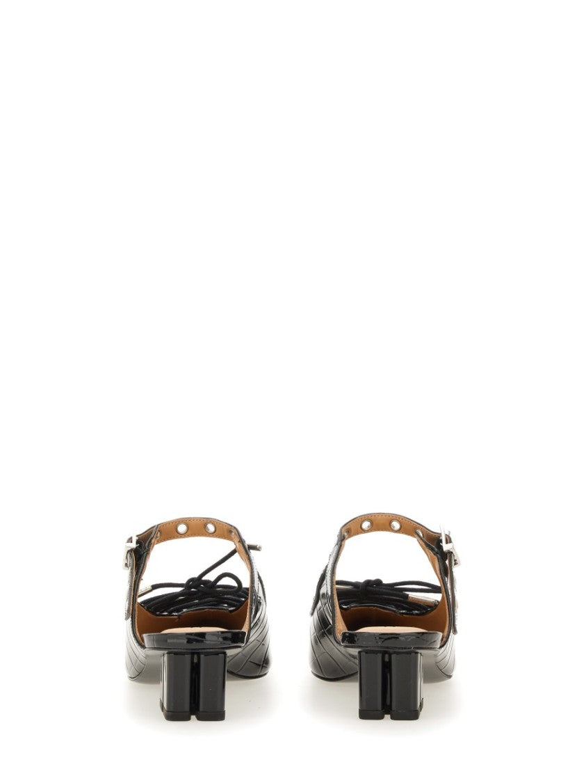 Ganni Pointed Toe Mules