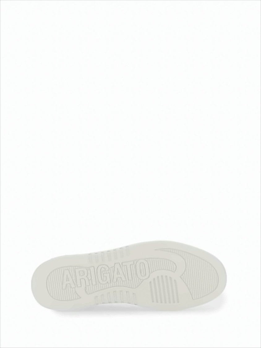 Axel Arigato Minimalist White Leather Low-Top Sneakers With Perforated Detailing