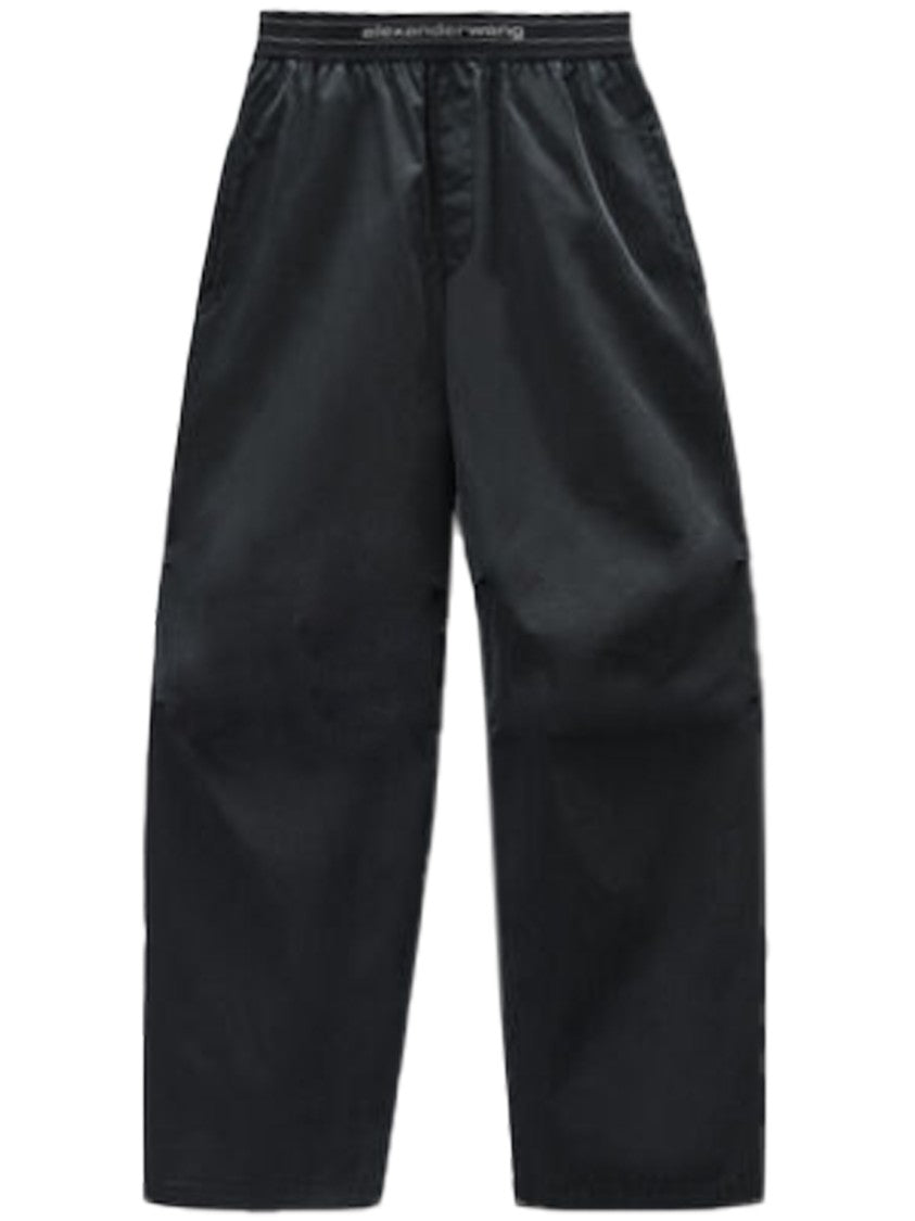 Alexander Wang Mid Rise Pleated Knee Pants