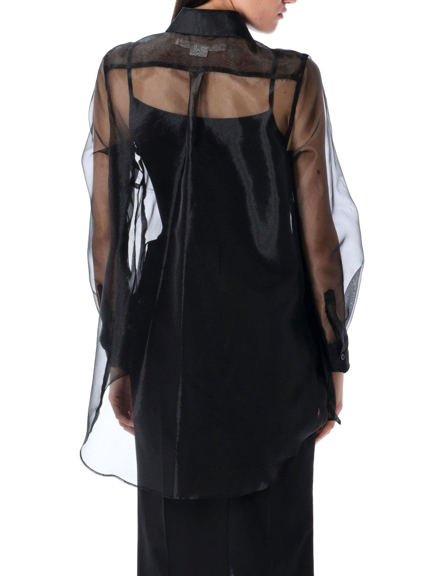 Comme Des Garçons Organza Poly Shirt
