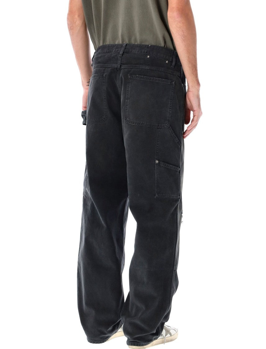 Golden Goose Painted Pant Garment Dyed
