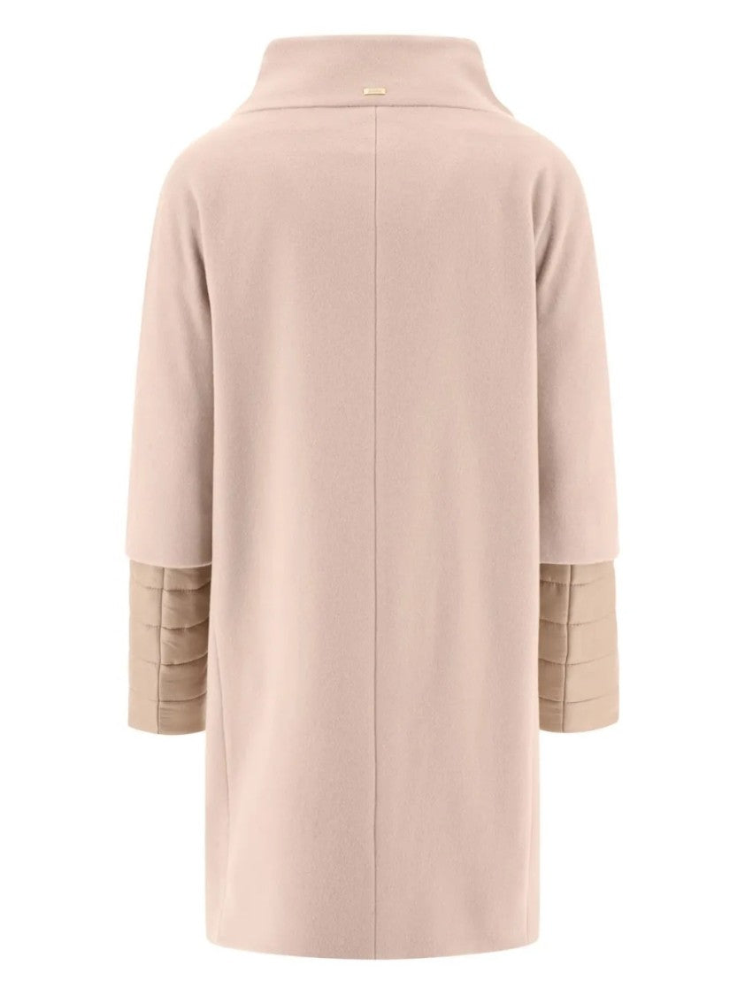 Herno Wool-Blend Minimalist Coat With Refined Silhouette