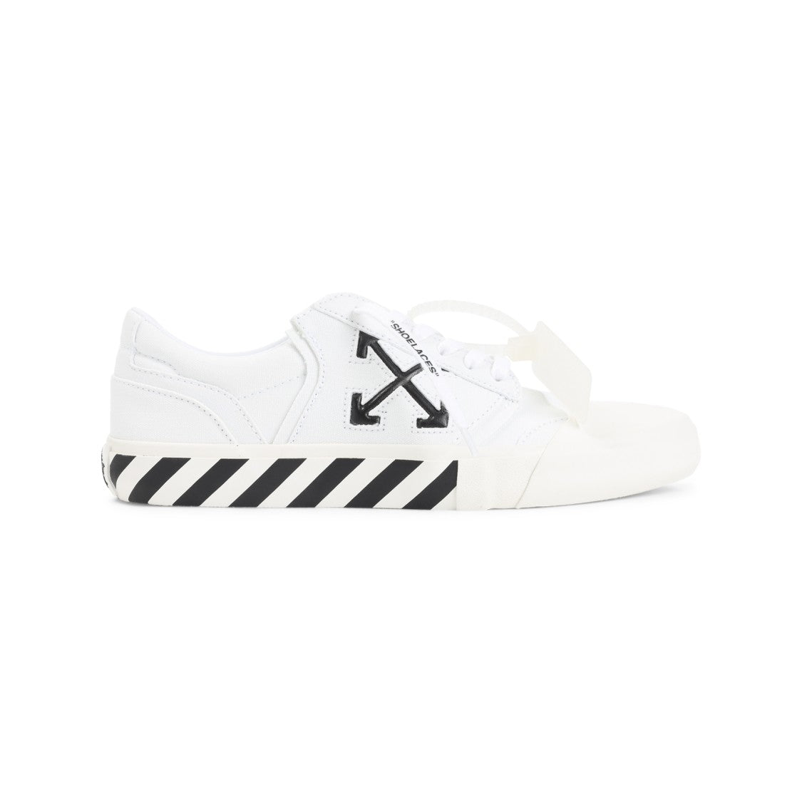 Off-White Low-Top Sneakers With Graphic Arrow Detailing