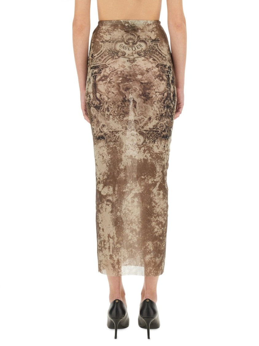 Jean Paul Gaultier Long "Médaillon" Skirt