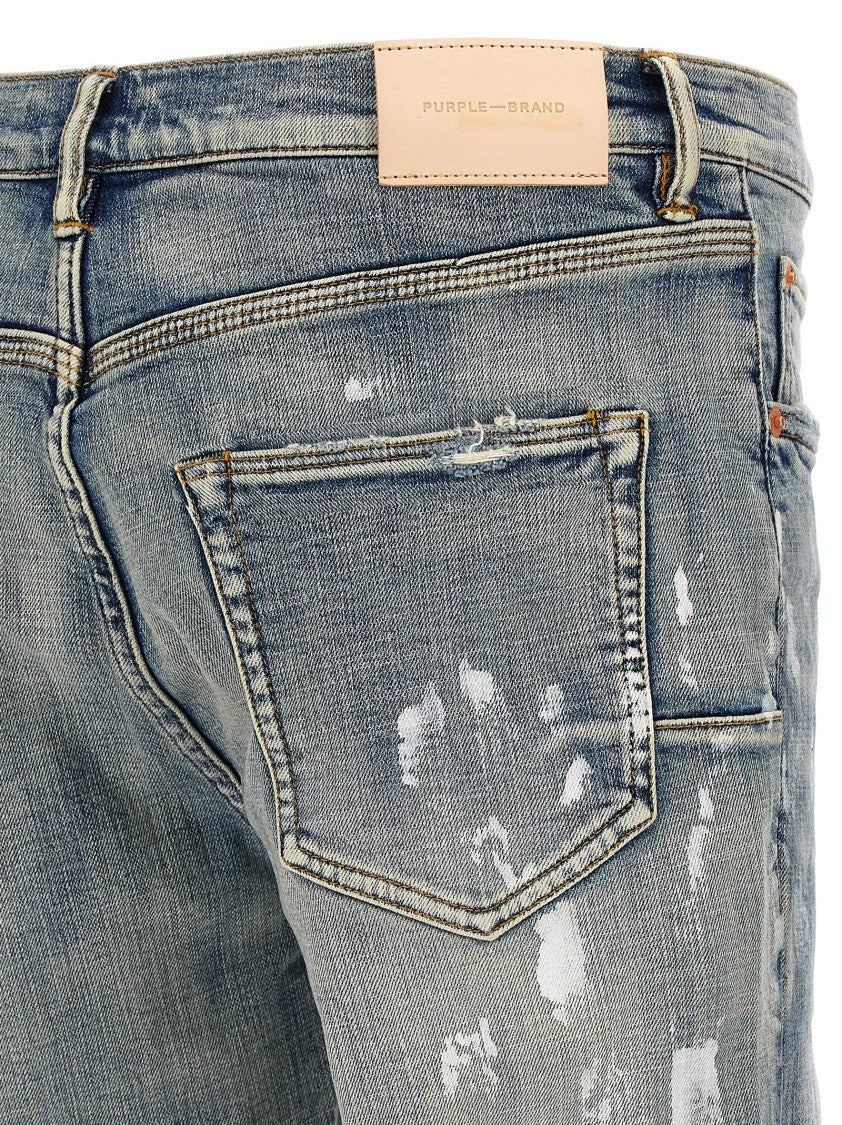 Purple Slim Fit Jeans