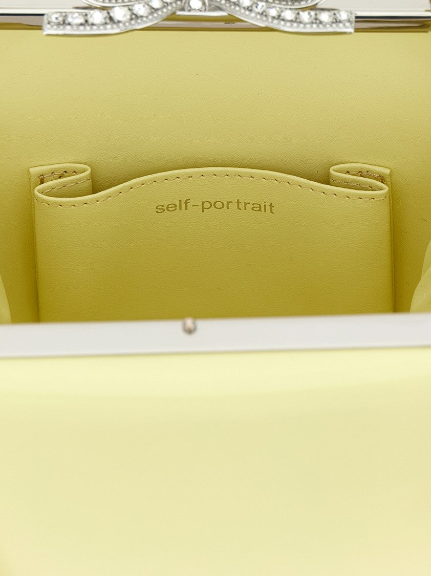 Self-Portrait 'Yellow Leather Bag' Handbag