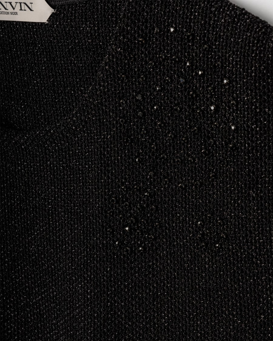 Lanvin Fitted Black Evening Dress