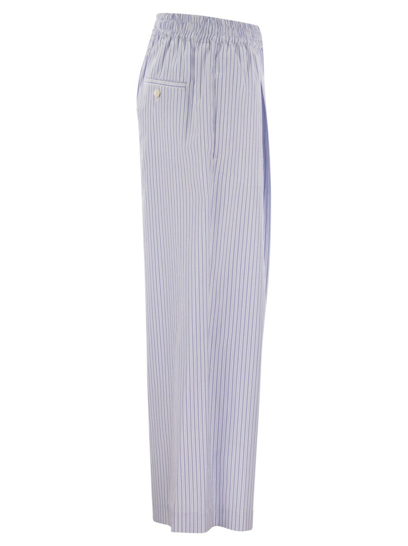 Max Mara Fleur - Cotton Satin Trousers