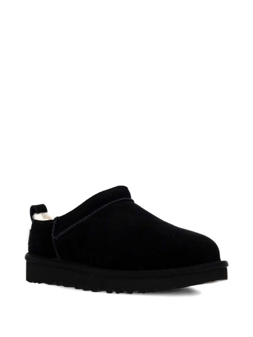 Ugg Suede Slip-On Boots With Shearling Lining