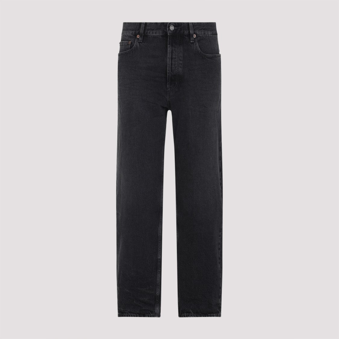 Saint Laurent Mick Long Black Cotton Jeans