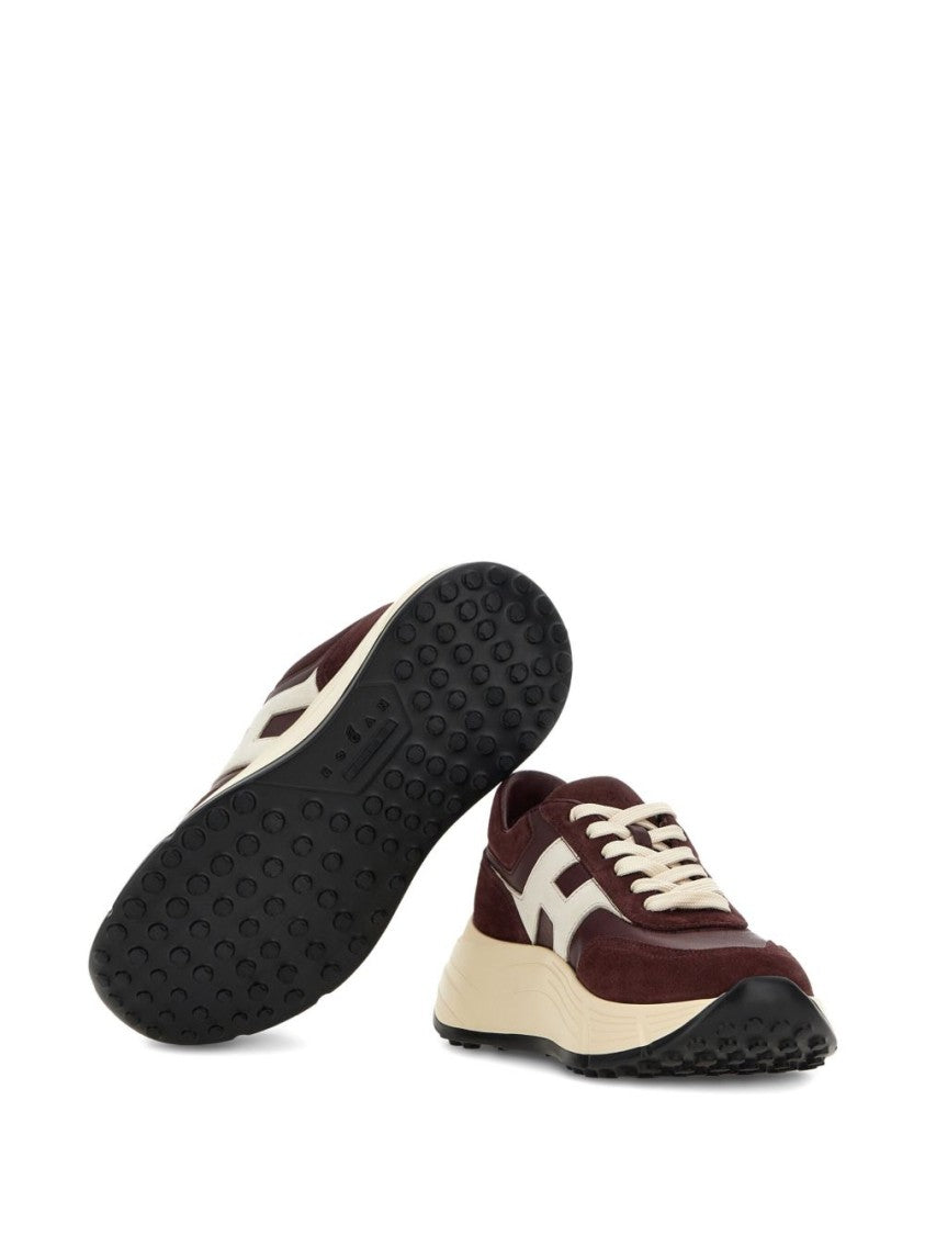 Hogan Suede And Leather Sneakers