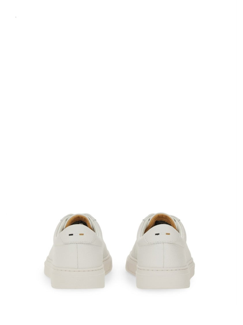 Boss Grained Leather Sneaker