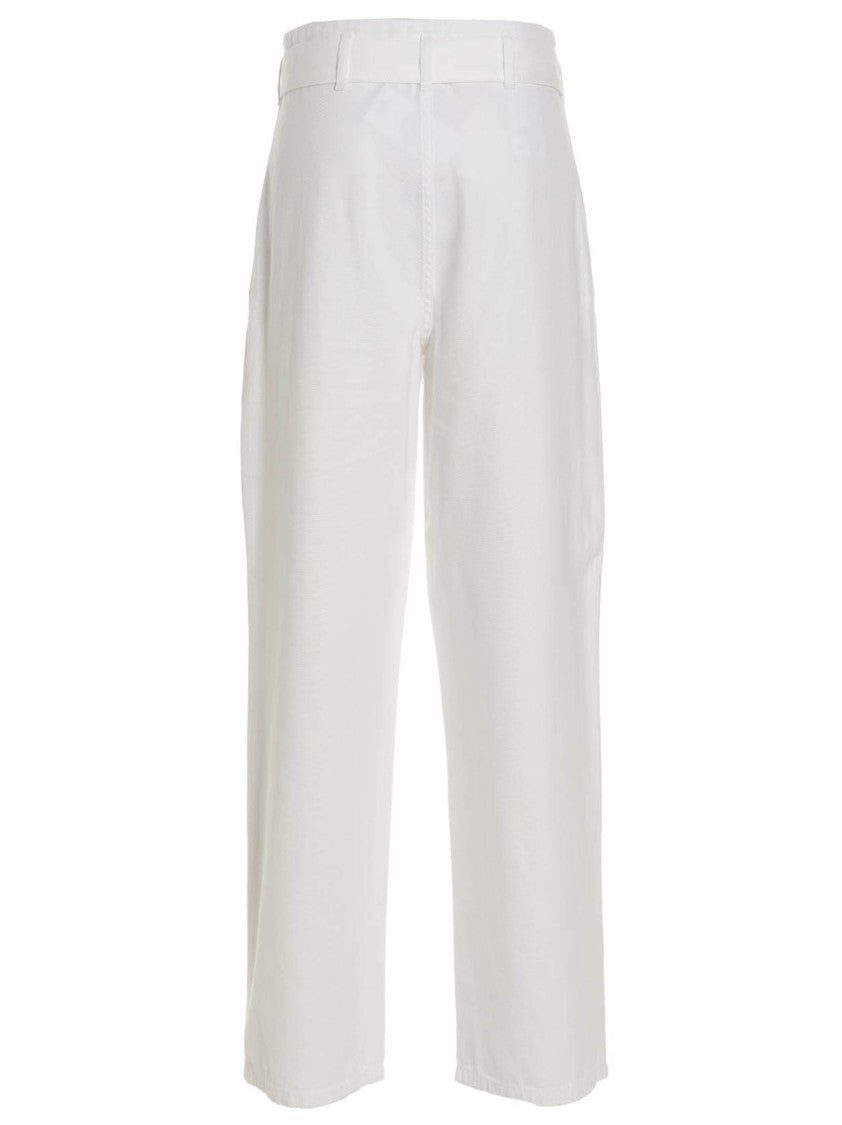 Philosophy Di Lorenzo Serafini Cotton Denim Jeans With Removable Waist Belt
