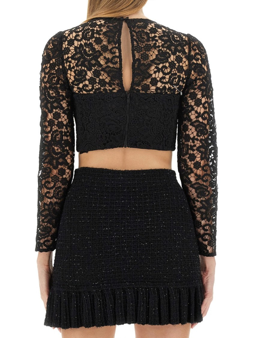 Self-Portrait Lace Top