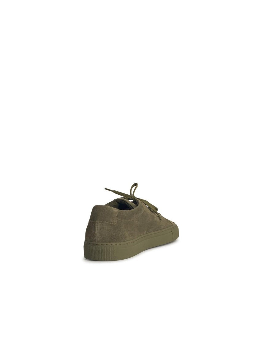 Common Projects Achilles Green Suede Sneakers