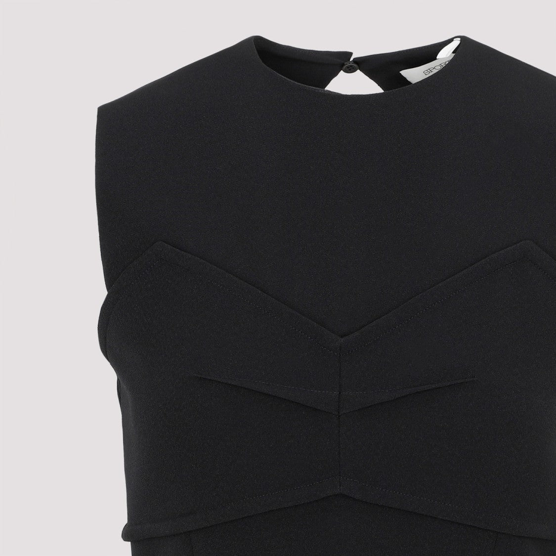 Sportmax Mirto Black Polyester Dress