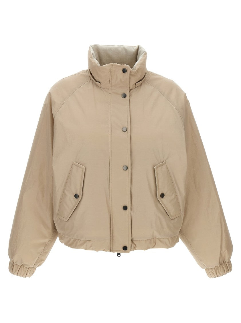 Brunello Cucinelli Cropped Down Jacket