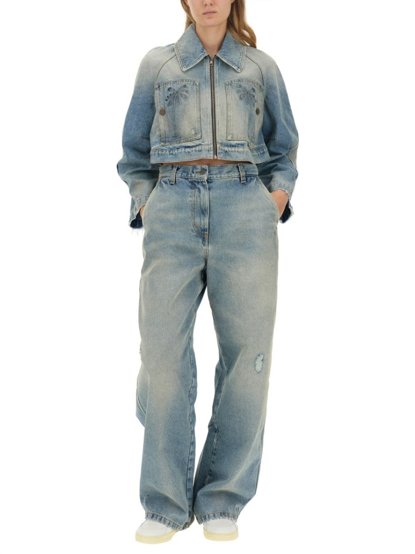 Palm Angels Paris Jeans Wide