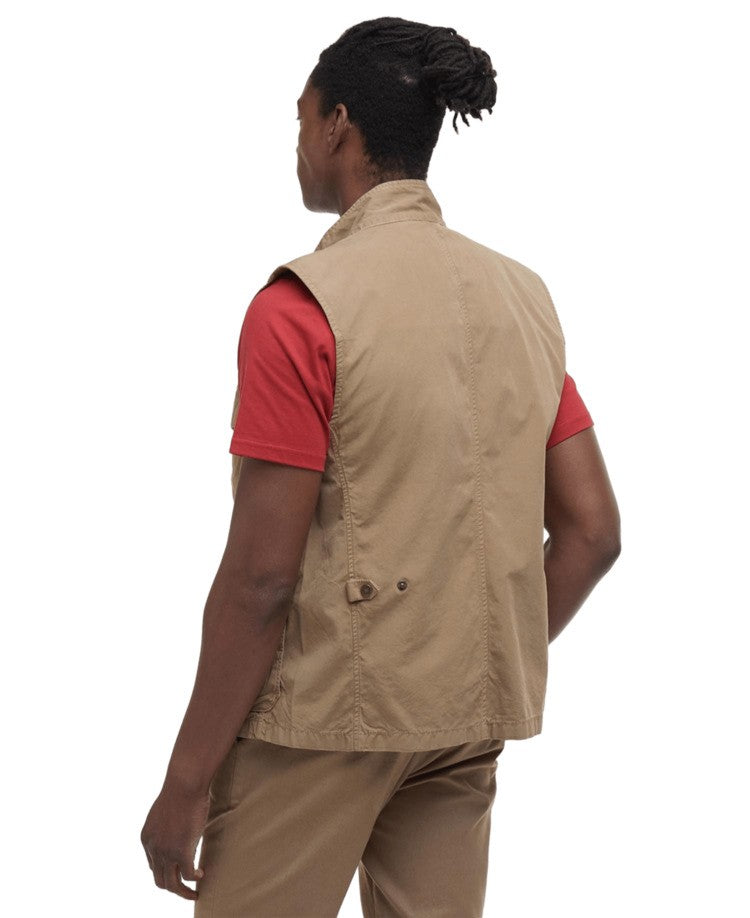 Barbour Knit Stone Vest With Front Pockets