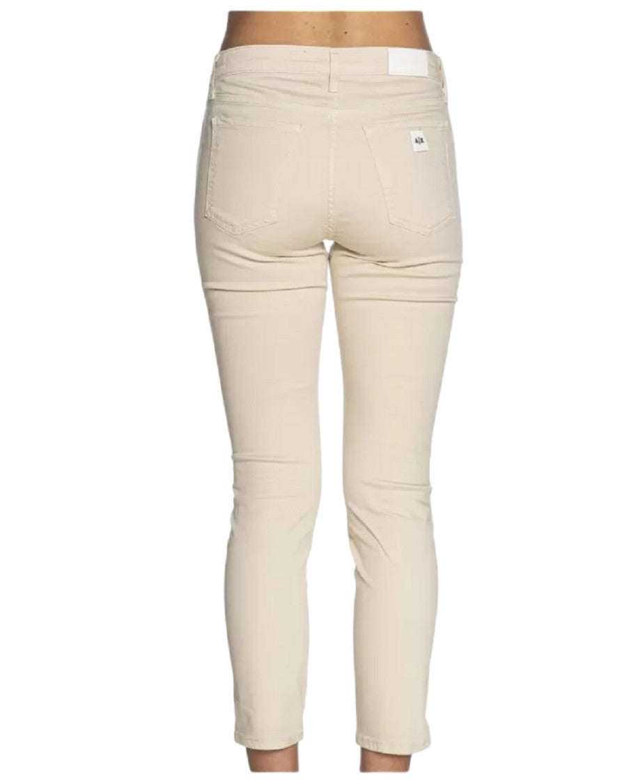 Armani Exchange High-Waist Tapered Leg Jeans With Colorful Wash