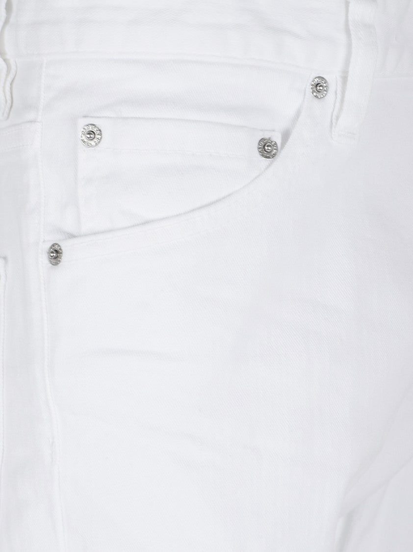 Dsquared2 Slim-Fit White Jeans With Five-Pocket Design