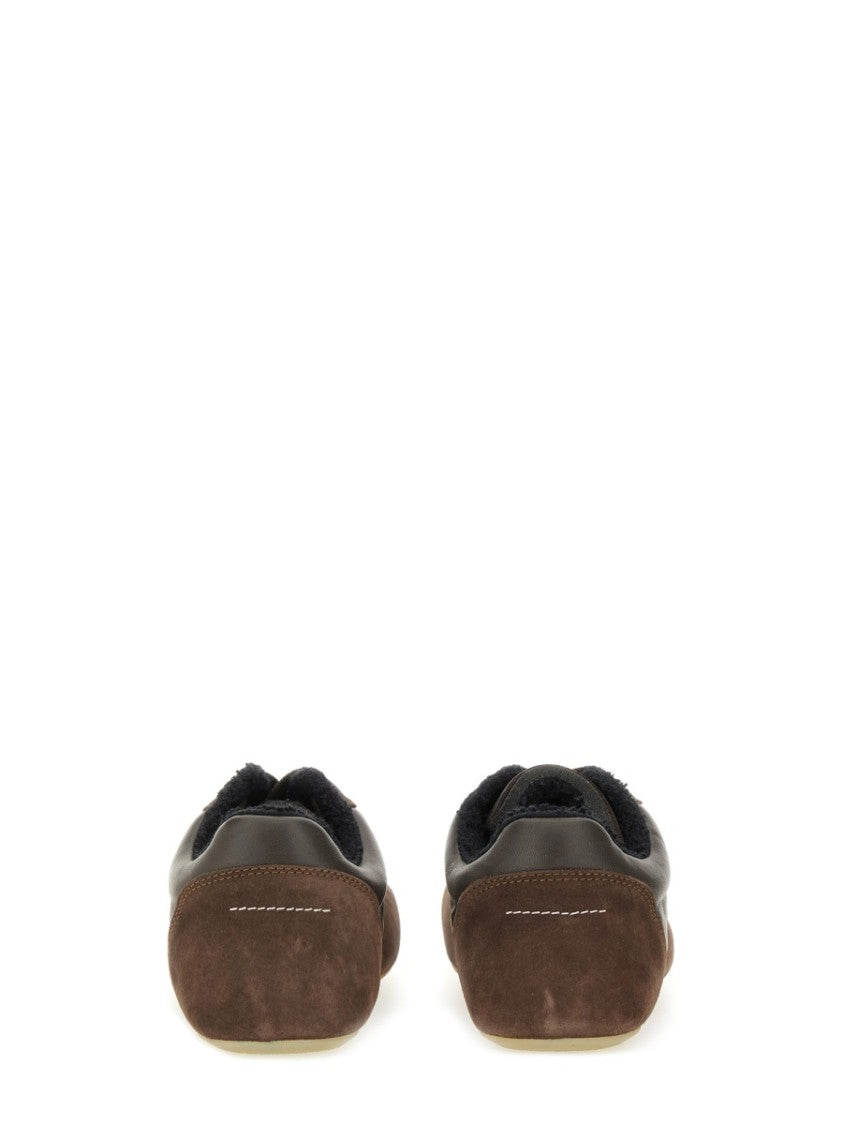 Mm6 By Maison Margiela Leather Sneaker