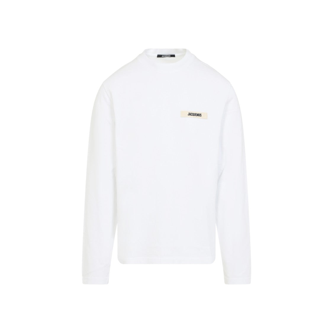 Jacquemus Long-Sleeve White Cotton T-Shirt