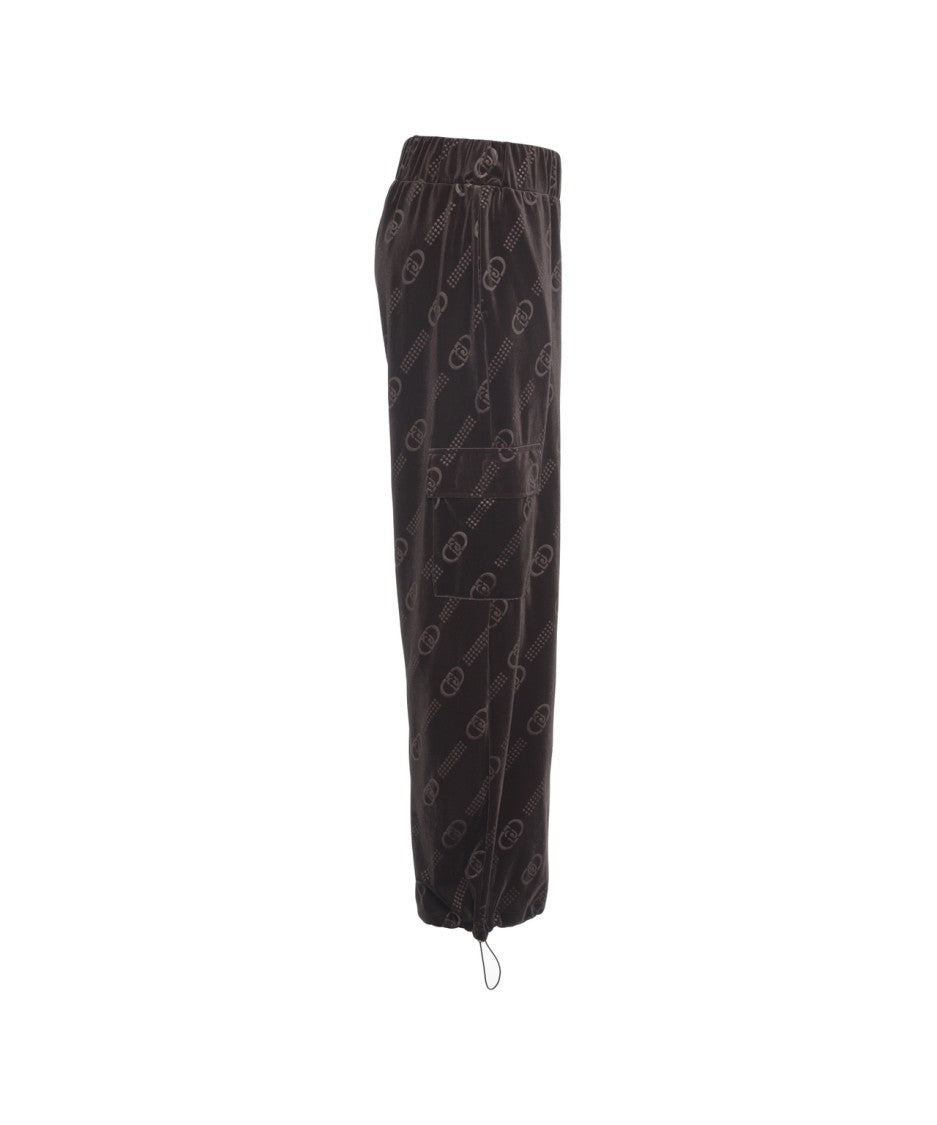 Liu Jo Cargo Pants With Logo Print