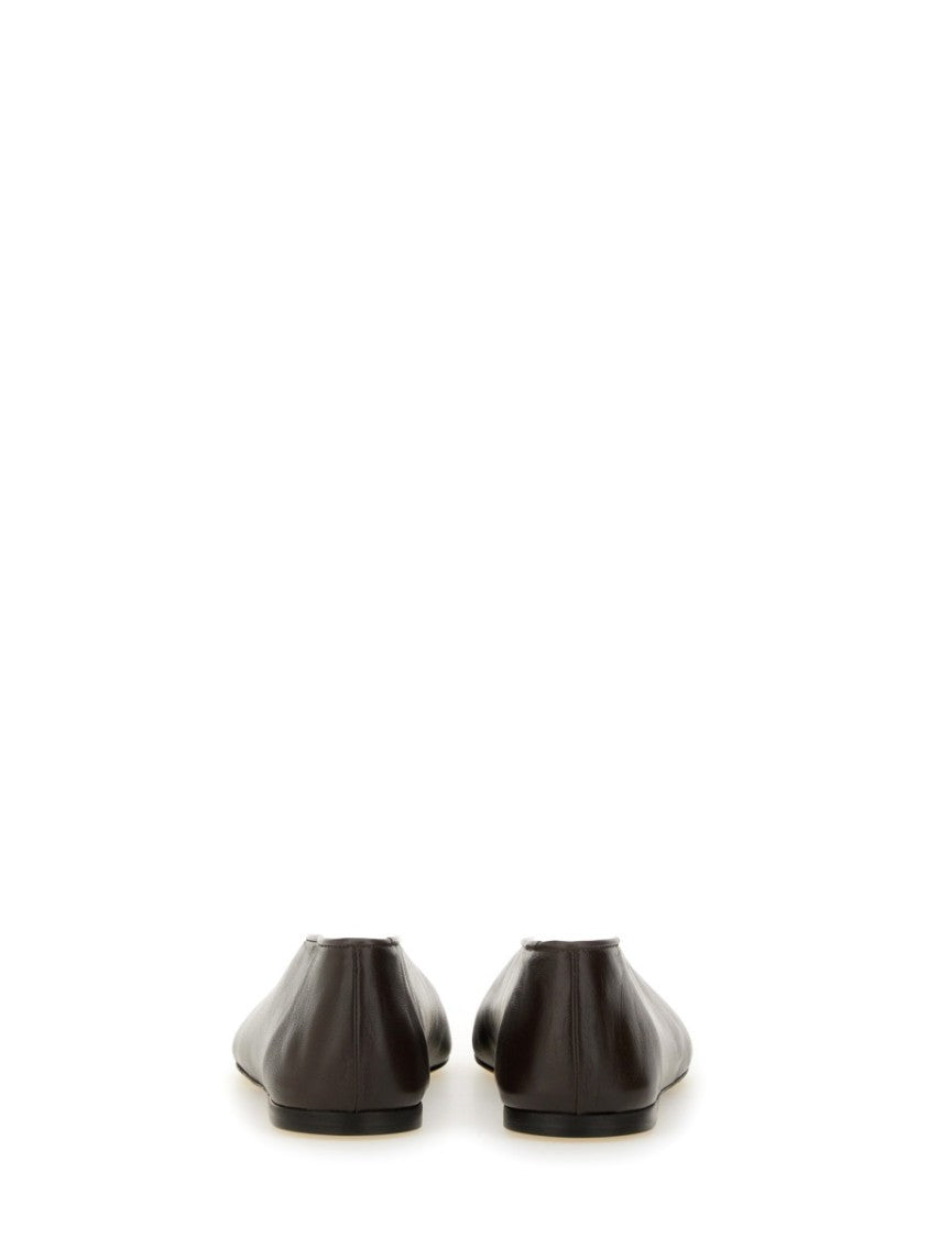 Moschino "Duck" Dancer Leather Flats