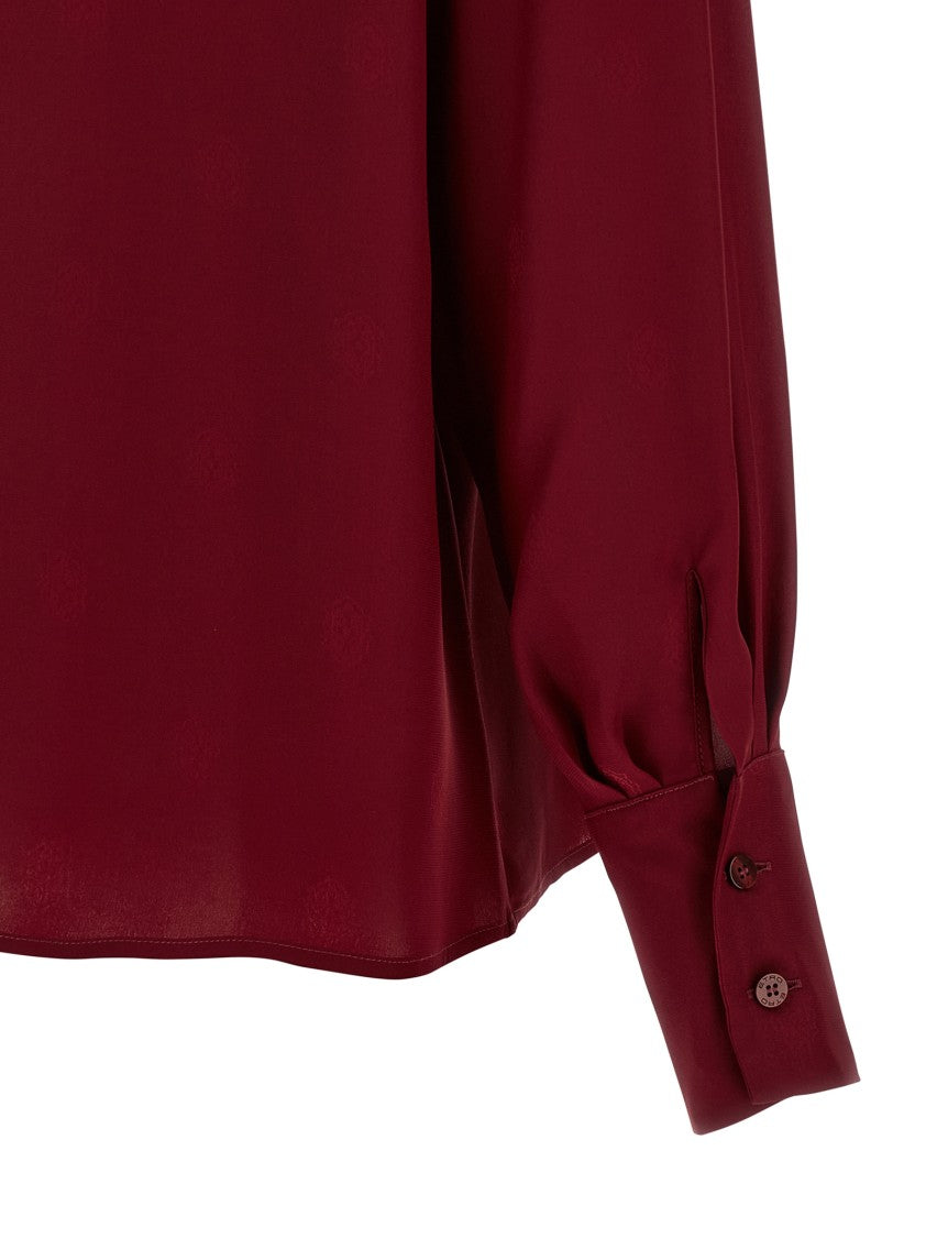 Etro Jacquard Silk Blouse
