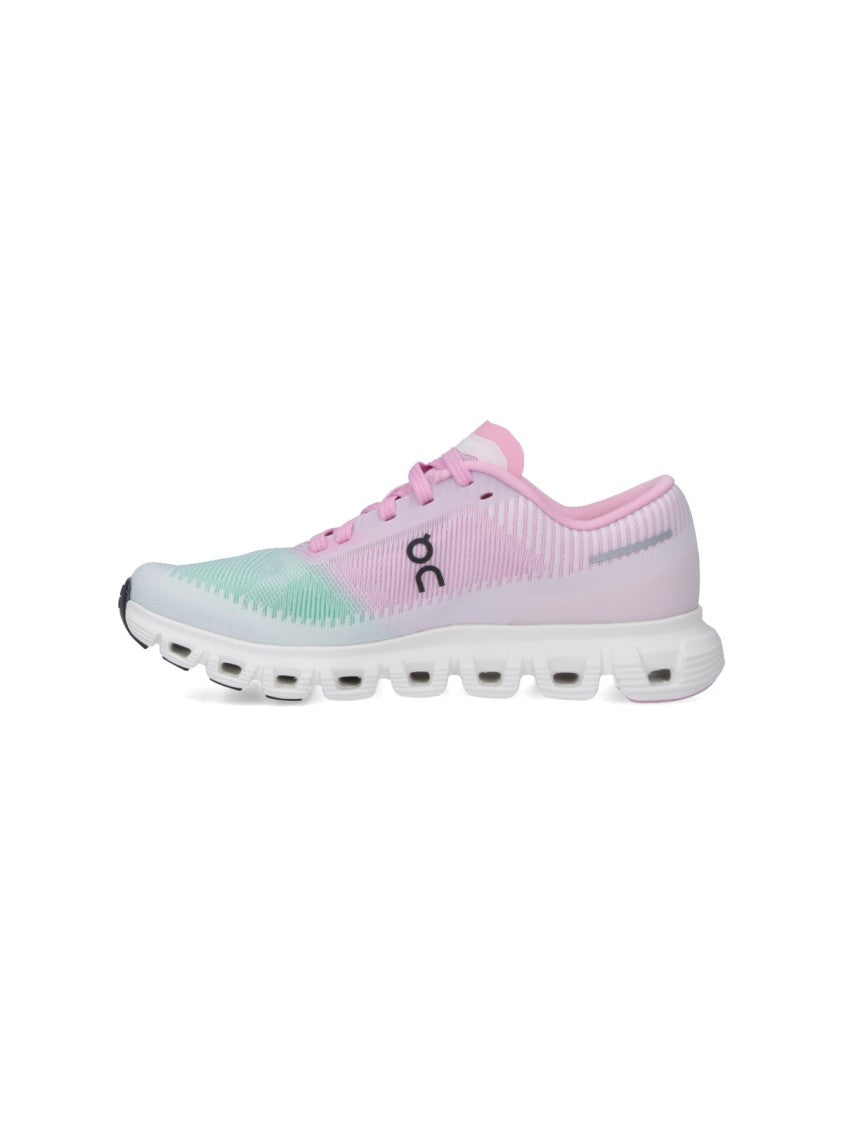 On Gradient Design Sneakers With Segmented White Sole
